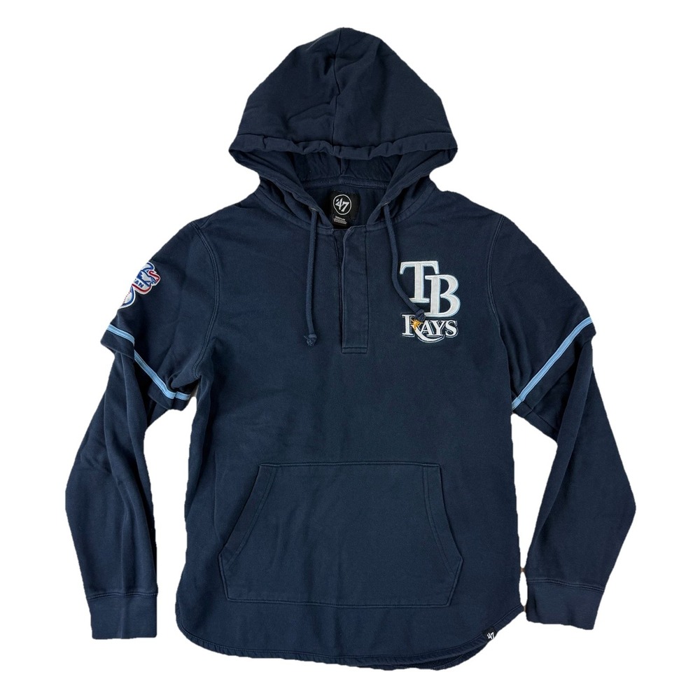 47‎ Brand Tampa Bay Rays Pullover Hoodie Men's Medium TB RAYS MLB Baseball